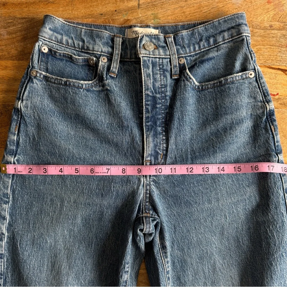 Madewell Balloon Jeans Blue High Rise, Trendy, Size 26 - Picture 9 of 14